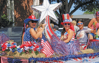 People celebrating July 4th