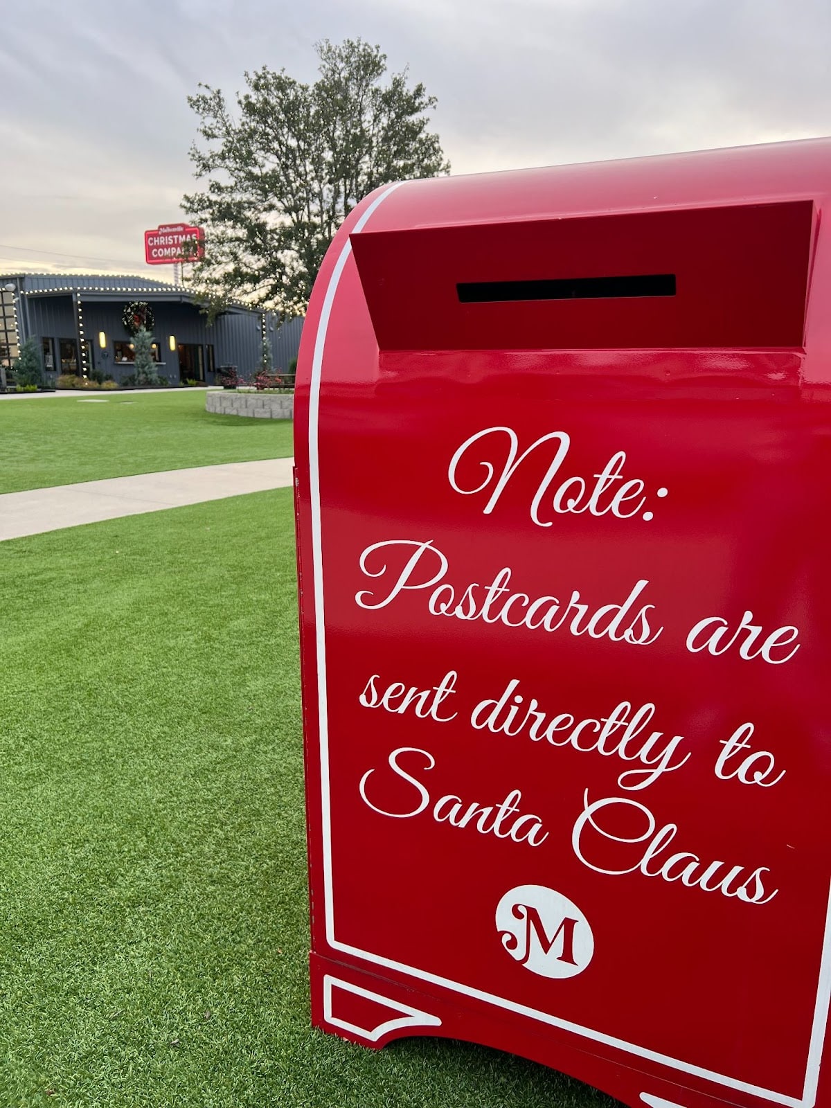christmas list letters mailbox